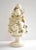 Traditional Mid-Century Italian Majolica White & Gold Topiary Centerpiece For Sale - Image 3 of 11
