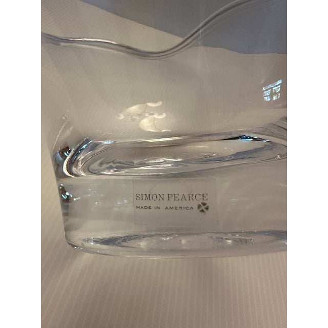 Simon Pearce Anemone Handkerchief Large Vase For Sale - Image 11 of 11