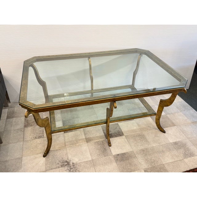 Hollywood Regency Hollywood Regency Cocktail Table For Sale - Image 3 of 13