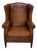 Vintage Dutch Cognac Colored Leather Club Chair For Sale