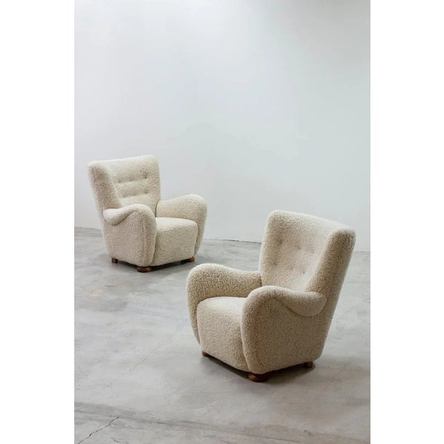 Set of Lounge Chairs in the style of Blomstedt, 1940s For Sale - Image 4 of 12