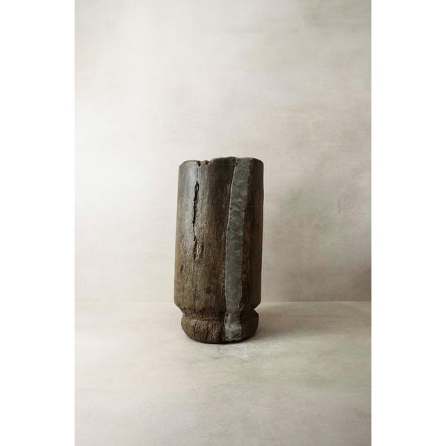 African grain stompers are made when they hollow out tree trucks and large branches to create these which are then used to...