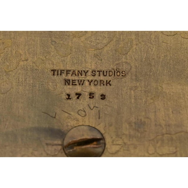 Tiffany Studios New York Chinese Pattern Bronze Large Inkwell For Sale - Image 12 of 14