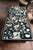 Indian Pietra Dura Black Marble Coffee Table With Semi-Precious Stone Inlay For Sale - Image 3 of 6