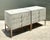 Vintage Shagreen Nightstands on Brass Base - Pair For Sale - Image 12 of 14