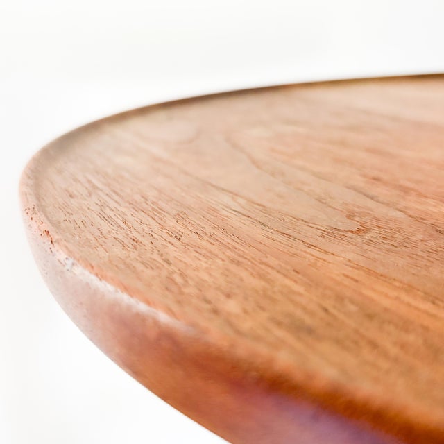 Mid-Century Modern 1960s Hans C Andersen for Artex Teak End Table For Sale - Image 3 of 12