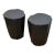 Global Views Black Trunk Stools, Pair For Sale