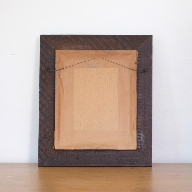Victorian Antique Victorian Walnut Carved Framed Botanical Lithographs For Sale - Image 3 of 3