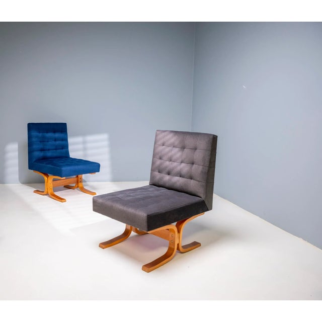 1970s Lounge Chair by Ludvik Volak for Drevopodnik Holesov, 1977 For Sale - Image 5 of 10