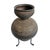 Tribal Vintage Bida Water Vessel on Stand For Sale - Image 3 of 4