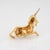 Modern 70s Vintage Unicorn Pendant Diamond 18k Yellow Gold Estate Fine Animal Jewelry For Sale - Image 3 of 4