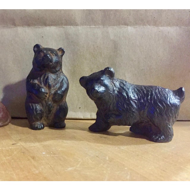 Vintage Brass Bear Figurines A Pair Chairish