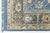 Modern Oushak Style Hand-Knotted Wool Area Rug in French Blue, Slate Grey & Gold For Sale In New York - Image 6 of 12