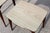1960s Vintage Mid-Century Modern Nesting Tables – Set of 3 With Beige Tops & Tapered Maple/Beech Wood Legs For Sale - Image 16 of 17