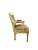 Vintage Neoclassical Striped Seat Armchair For Sale - Image 9 of 15