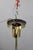 Vintage Art Deco Brass Chandelier with Milk Glass Center, 1930s For Sale - Image 14 of 16