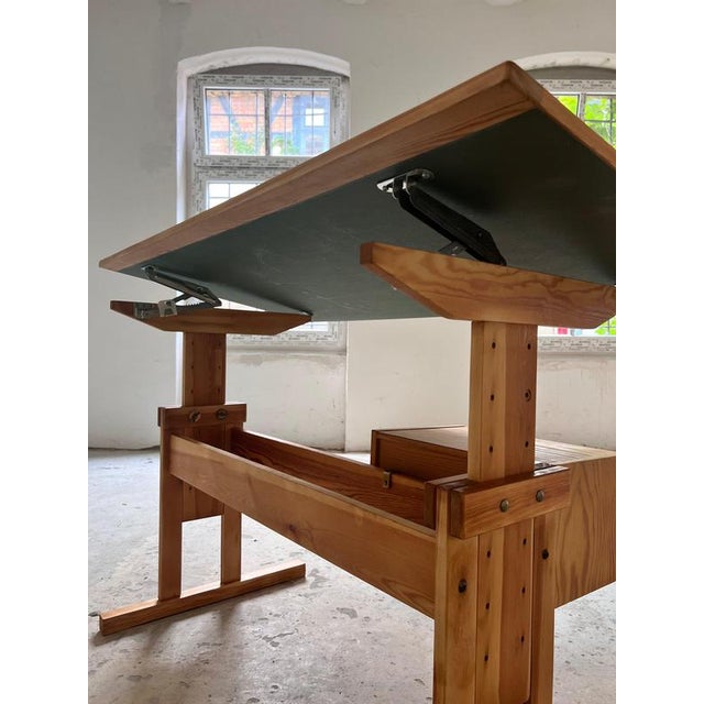 Height-Adjustable Desk in Pine by Trekanten For Sale - Image 10 of 11
