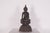 Bronze buddha, depicted seated, in bhumisparsha mudra. burma (myanmar), shan kingdoms late 19th / early 20th century....