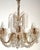 1980s Antique Brass and Lead Crystal 7-Light Chandelier from Preico, 1980s For Sale - Image 5 of 9