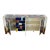 Wood Sideboard with Four Glass Doors, 1980s For Sale - Image 7 of 9