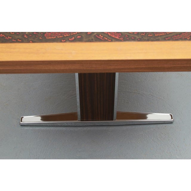 Height Adjustable Enamel Coffee Table, 1970s For Sale - Image 10 of 15