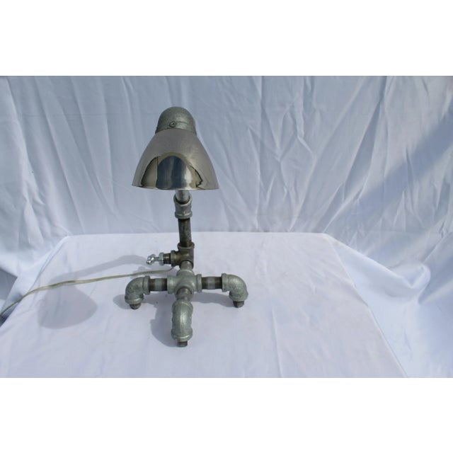 Modern/Industrial Custom Made Pluming Lamp Galvanized Pipes For Sale - Image 4 of 8