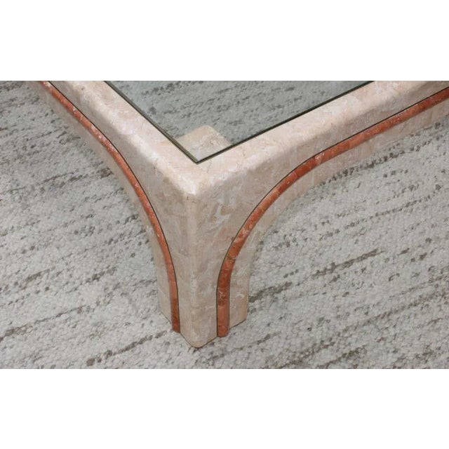 Large 1980s Tessellated Stone Coffee Table For Sale - Image 10 of 13