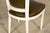 Antique French Louis XVI Style Painted Chairs With Olive Green Leather - A Pair For Sale - Image 14 of 18