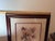 Textile Vintage Framed Cross Stitch Magnolia Flower Botanical Art 23"x23" Professionally Framed Needlepoint Embroidery For Sale - Image 7 of 11