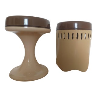 Set of Mid-Century Emsa Stools, West Germany, 1970s For Sale