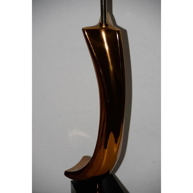 Mid Century Modern Sculptural Brass Lamp by Laurel Lamp Company 1950s For Sale In San Francisco - Image 6 of 7
