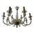 Murano Glass Two Tiered Chandelier by Seguso For Sale