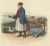 R. Bridgens, French Costumes and Trades, 1835, Coloured Prints, Set of 3 For Sale - Image 4 of 10