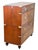 Brown Military Campaign Camphor Wood Chest of Drawers, 1860 For Sale - Image 8 of 16