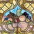 Antique Art Nouveau Colored Stained Glass Fruit 27 X 75 Arched Transom Window, A For Sale - Image 9 of 18