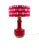 Space Age Red Glass Table Lamp, Italy, 1960s For Sale - Image 4 of 13