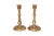 Gothic Portuguese Brass Candlestick Holders - a Pair For Sale - Image 3 of 6
