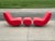 Metal Mid Century Modern Lounge Chairs & Ottoman - 3 Pieces For Sale - Image 7 of 11