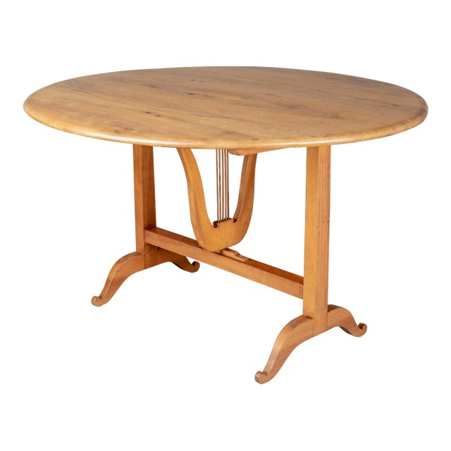French Tilt Top Dining Table For Sale