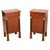 Italian Empire Neoclassical Walnut Bedside Tables from Bassanos Ebanistery, 1920s, Set of 2 For Sale - Image 9 of 9