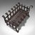 Gothic 1950s Vintage Fire Basket, English, Iron, Fireplace, Gothic Revival, Mid Century, 1950 For Sale - Image 3 of 10