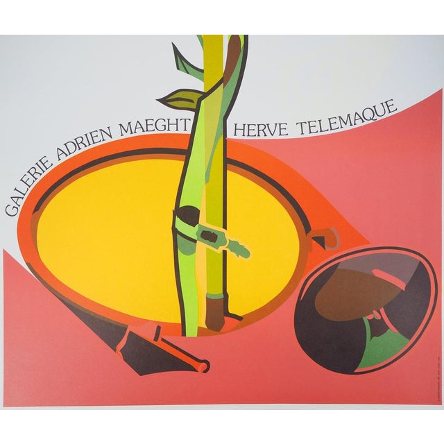 Hervé Telemaque, Le Germe, FIAC 1982, Lithograph For Sale - Image 5 of 9
