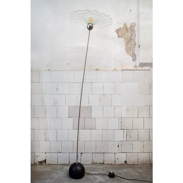 Murano Glass Farfallone Floor Lamp by Toni Zuccheri for Venini, Italy, 1970s For Sale - Image 6 of 6
