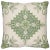 Contemporary Schumacher x Mark D. Sikes Montecito Medallion 18" Pillow in Leaf Green For Sale - Image 3 of 3