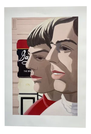 Alex Katz, Scott and John, Frieder Burda Exhibition Poster, Germany, 1966 / 21st Century