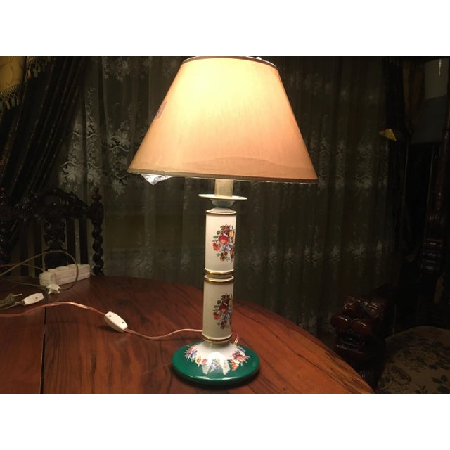 Porcelain Table Lamp, 1980s For Sale - Image 10 of 17