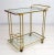 Mid-Century Modern Italian Brass Trolley, 1970s For Sale - Image 10 of 10