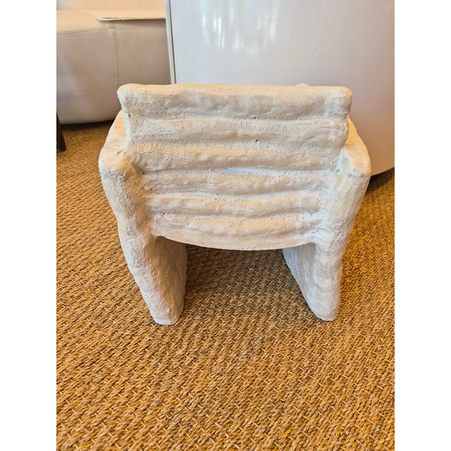2010s Ceramic Chair Sculpture For Sale - Image 5 of 5