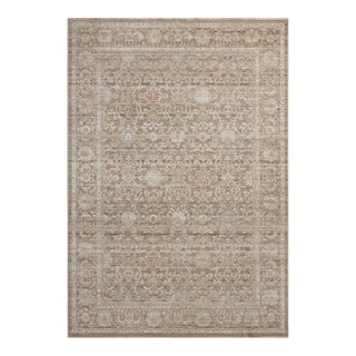 Chris Loves Julia x Loloi Ida Bark / Multi 2'-7" x 8'-0" Runner Rug For Sale