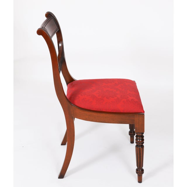 Vintage Regency Revival Swag Back Dining Chairs, Set of 22 For Sale - Image 12 of 17